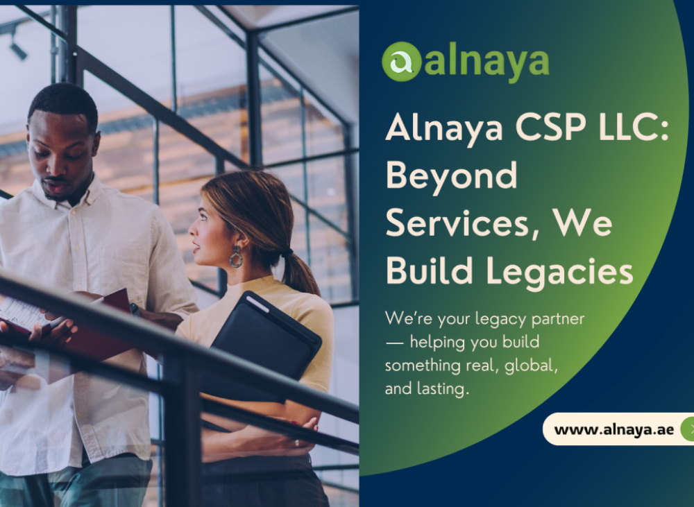 Beyond Services, We Build Legacies at Alnaya CSP LLC